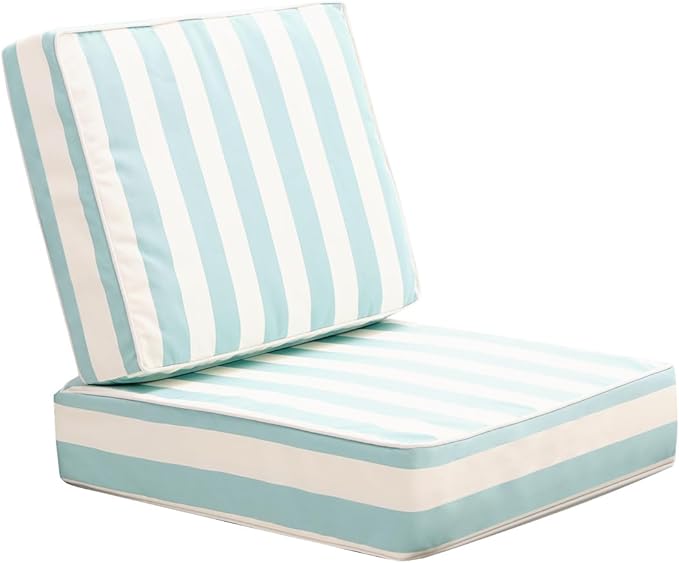 Outdoor Seat Cushions Set for Patio Furniture Deep Seating Patio Cushion Set by LEBENLIEBEFOLLOWUS