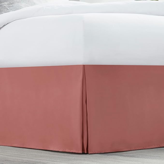 Nestl Pink Clay Full Bed Skirt - Image 2