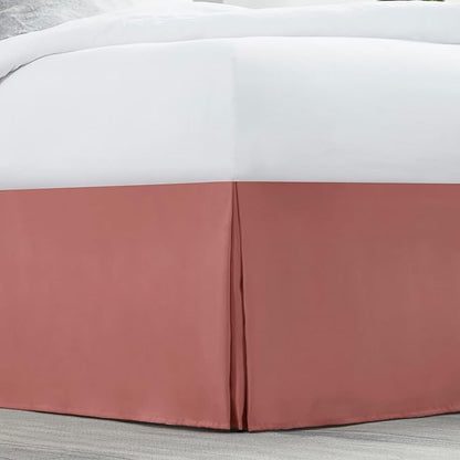 Nestl Pink Clay Full Bed Skirt - Image 2