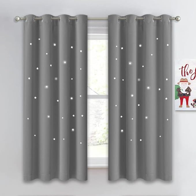 NICETOWN Cut Out Stars Curtains by NICETOWN