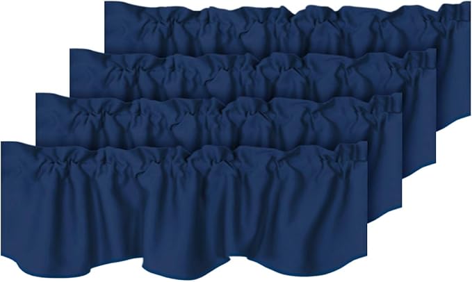 H.VERSAILTEX 4 Panels Blackout Curtain Valances by HVERSAILTEX