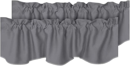 H.VERSAILTEX 2 Panels Blackout Curtain Valances by HVERSAILTEX