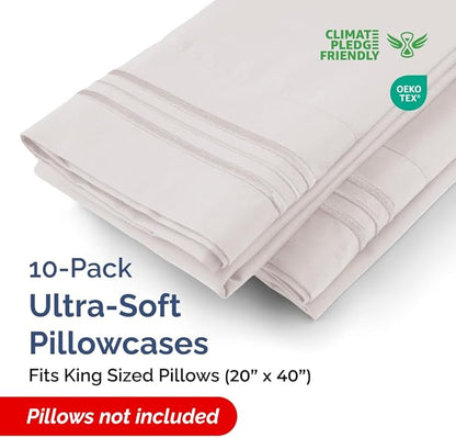 King Pillow Cases Set of 10 - Image 2