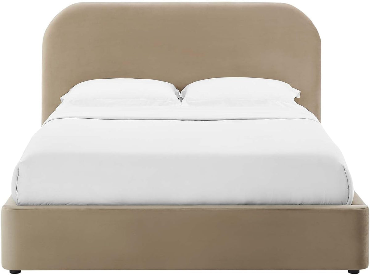 modway keynote modern king size bed frame with, package contents