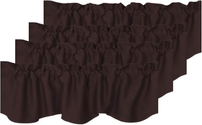H.VERSAILTEX 4 Panels Blackout Curtain Valances by HVERSAILTEX