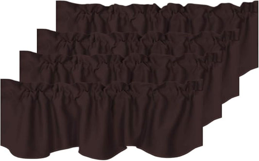 H.VERSAILTEX 4 Panels Blackout Curtain Valances by HVERSAILTEX