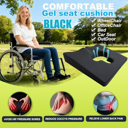 gel wheelchair seat cushion,bed sore cushions for butt,gel, package contents