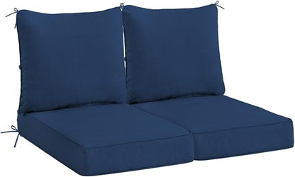 Sundale Outdoor Olefin Deep Seat Cushion Set of 2, Patio Chair Cushion and by SundaleOutdoor