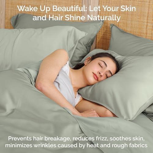 100% viscose bamboo bed sheets full sizes 4pc showing dimensions