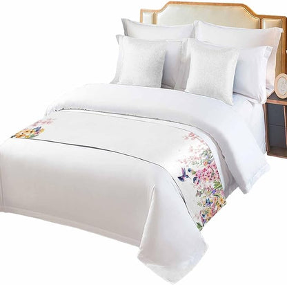 Blossom Floral Hummingbird Bed Runners - Image 2