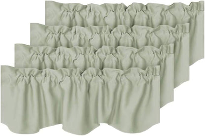 H.VERSAILTEX 4 Panels Blackout Curtain Valances by HVERSAILTEX