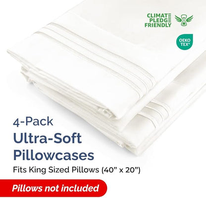 King Pillow Cases Set of 4 - Image 2