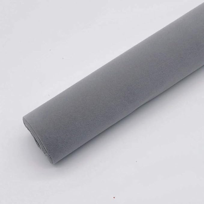 Taogift Self Adhesive Grey Velvet Shelf Liner Paper - Image 2