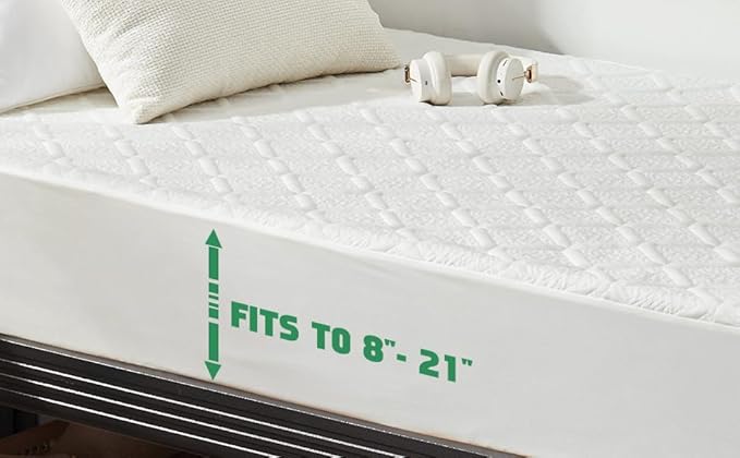UNILIBRA Twin XL Size Waterproof Mattress Protector, 3D Air Rayon Made from - Image 5