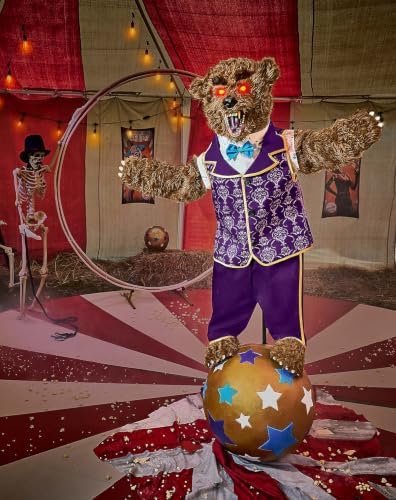 Spirit Halloween, 5 Ft 10 In Barnaby the Bear Animatronic, Halloween Prop
