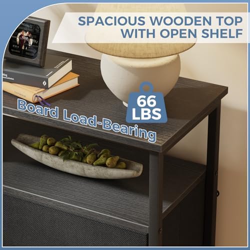 dumos tall 8 drawer dresser for bedroom, storage showing dimensions