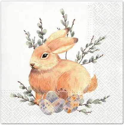 AM Decor Easter Luncheon Paper Napkins 20-Count Dinner Paper Napkins 13" x 13" by Importer+AM