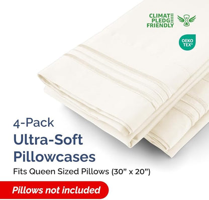 Queen Pillow Cases Set of 4 - Image 2
