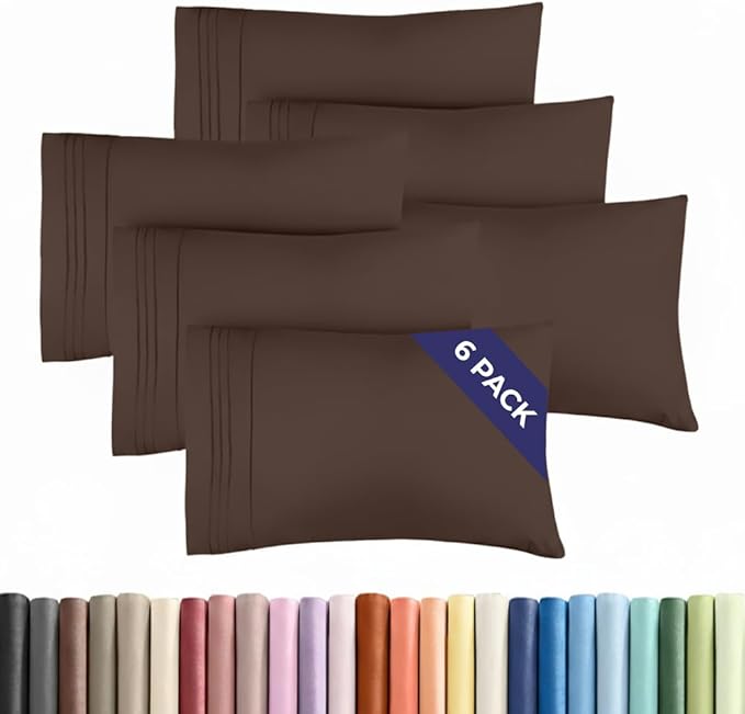 King Pillow Cases Set of 6 by CGKUnlimited