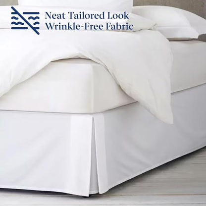 SKY BEDDINGS Luxury Pleated Twin Bed Skirt - Image 4