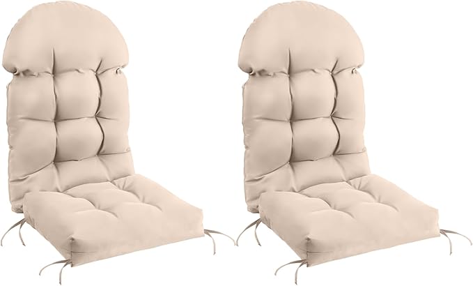 FUNBERRY Adirondack Chair Cushions Set of 2, Thicken Comfy Cushions by FUNBERRY
