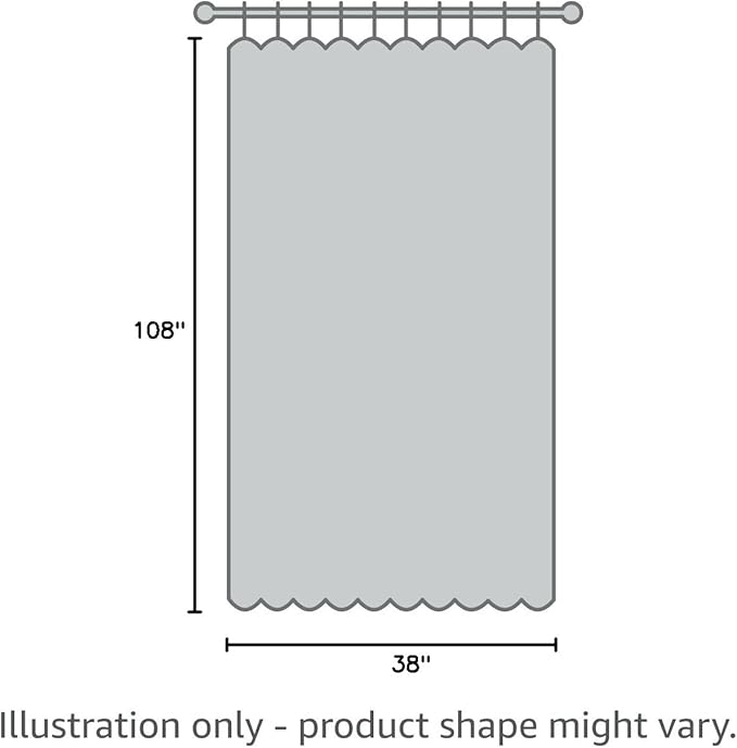 jinchan Off White Linen Blend Curtains 108 inch Extra Long 2 Panels - Image 7