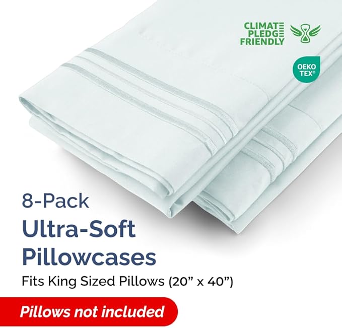 King Pillow Cases Set of 8 - Image 2