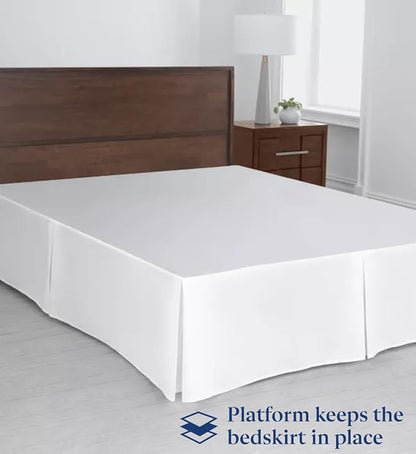 SKY BEDDINGS Luxury Pleated Twin Bed Skirt - Image 3