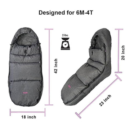 Toddler Stroller Footmuff Cosy Toe Buggy Pushchair Sleeping Bag, Easy Open & - Image 6