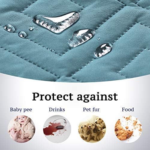 H.VERSAILTEX Reversible Quilted Recliner Covers Water Resistant Furniture - Image 4