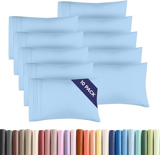 King Pillow Cases Set of 10 by CGKUnlimited