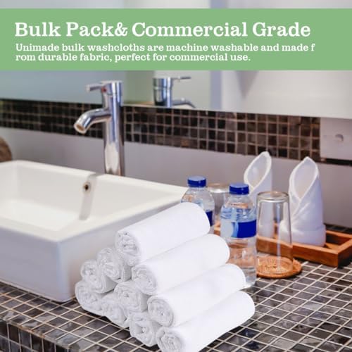 unimade washcloths bulk 200 pack face towels, highly, package contents