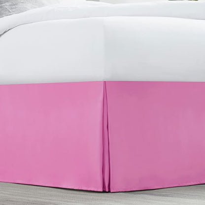 Nestl Light Pink Twin XL Bed Skirt - Image 2