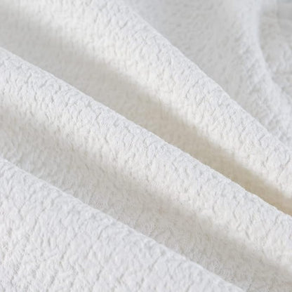 Pillow Shams Set of 2 Pure Cotton Champray Ruffled Edge, Thick and Solid Washed - Image 6