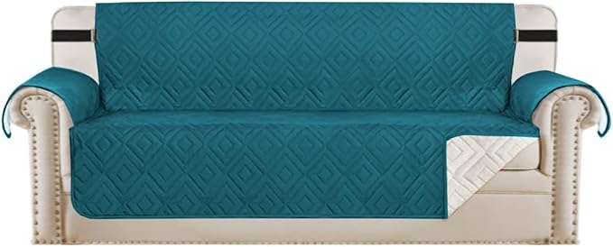 H.VERSAILTEX Reversible Sofa Slipcover Furniture Protector Water Resistant 2 by HVERSAILTEX