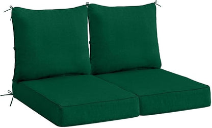 Sundale Outdoor Olefin Deep Seat Cushion Set of 2, Patio Chair Cushion and by SundaleOutdoor