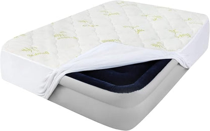 Queen Size Mattress Pad Air Topper Cover, Viscose Made from Bamboo, Soft - Image 5