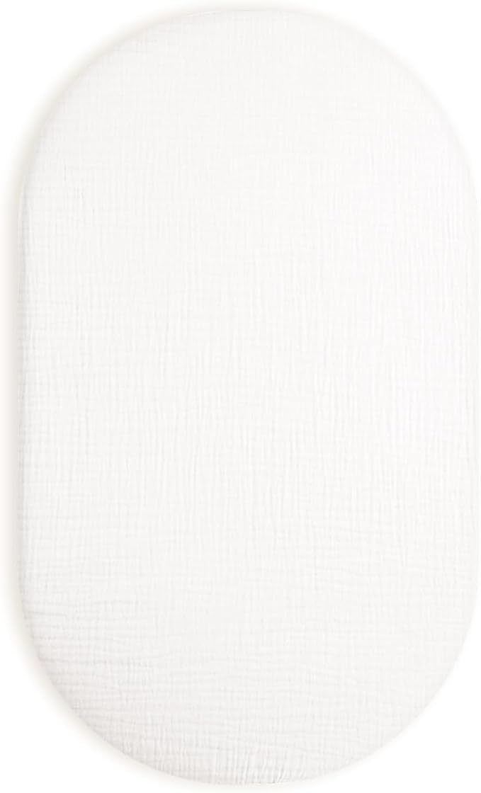 Bassinet Sheet for Baby Boy and Girl, Fitted Sheets for Rectangle, Hourglass by Meowcards