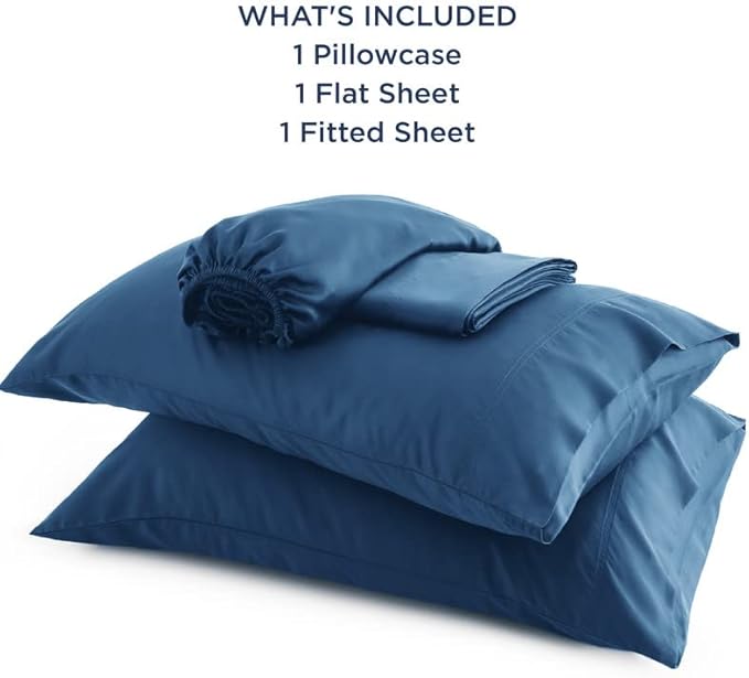 Bedsure Cooling Sheets Twin, Rayon Derived from Bamboo, Breathable & Soft Twin - Image 6