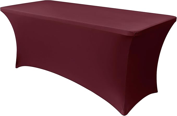 Obstal Spandex Table Cover 4ft Fitted Tablecloth Rectangular by Obstal