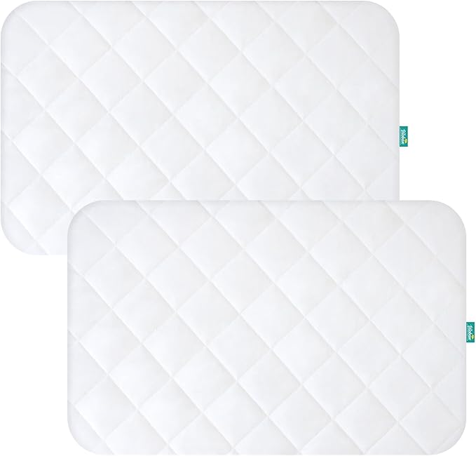Pack and Play Sheets Fitted 2 Pack Waterproof Pack and Play Mattress Protector by Bilobanbabybedding