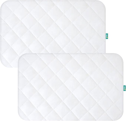 Pack and Play Sheets Fitted 2 Pack Waterproof Pack and Play Mattress Protector by Bilobanbabybedding