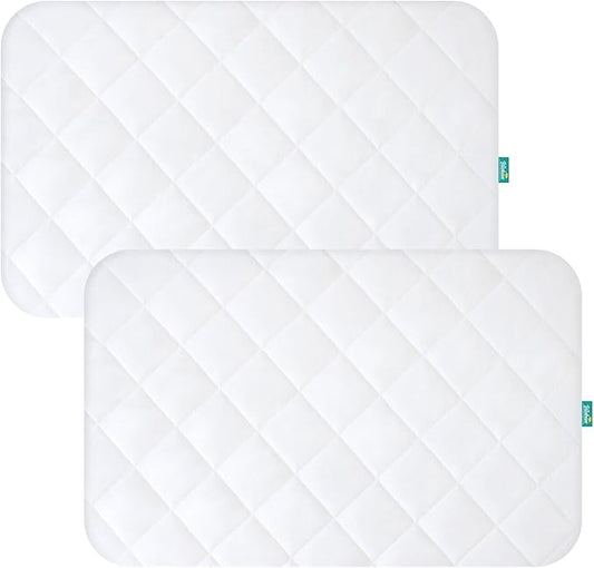 Pack and Play Sheets Fitted 2 Pack Waterproof Pack and Play Mattress Protector by Bilobanbabybedding
