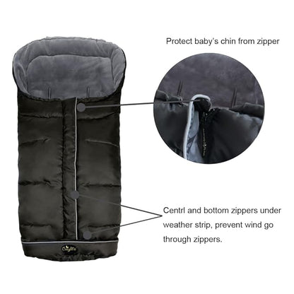 CozyMe Stroller Footmuff for Toddler, Stroller Blanket Evelution, Winter Baby - Image 5