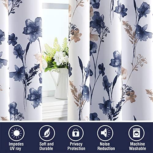 h.versailtex 100% blackout curtains 63 inch length 2 on a desk or shelf
