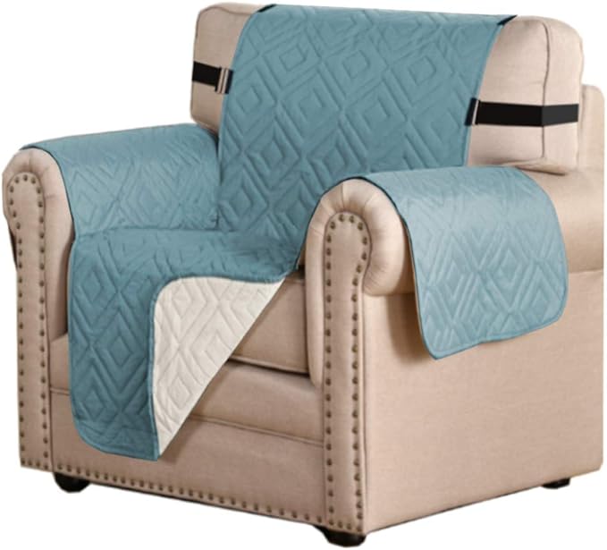 H.VERSAILTEX Reversible Chair Cover Furniture Protector Anti-Slip Couch Cover by HVERSAILTEX