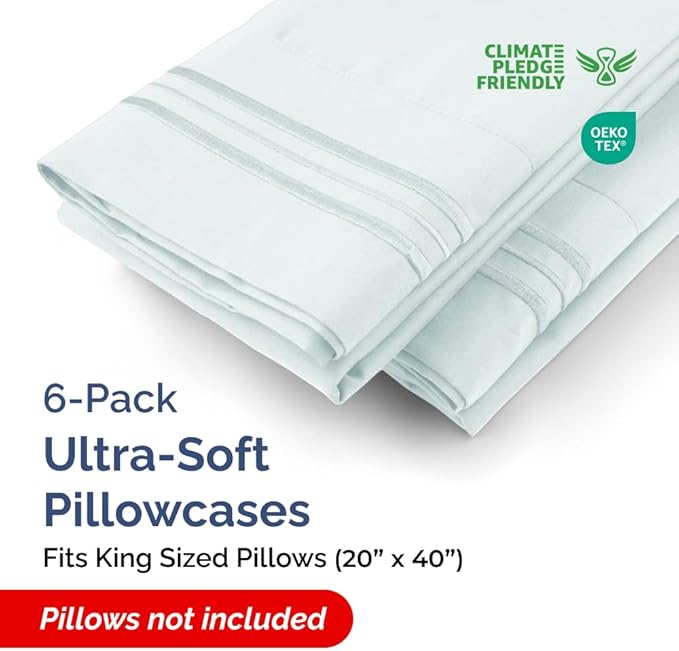 King Pillow Cases Set of 6 - Image 2