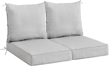 Sundale Outdoor Olefin Deep Seat Cushion Set of 2, Patio Chair Cushion and by SundaleOutdoor