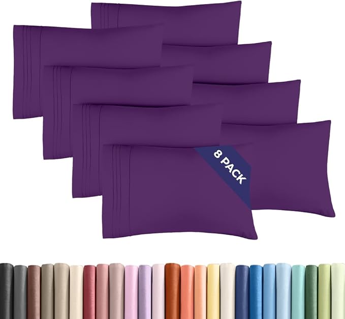 Queen Pillow Cases Set of 8 by CGKUnlimited
