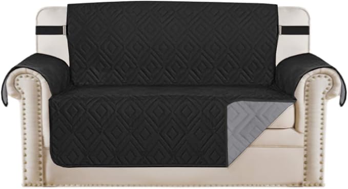 H.VERSAILTEX Reversible Loveseat Cover Furniture Protector Anti-Slip Water by HVERSAILTEX